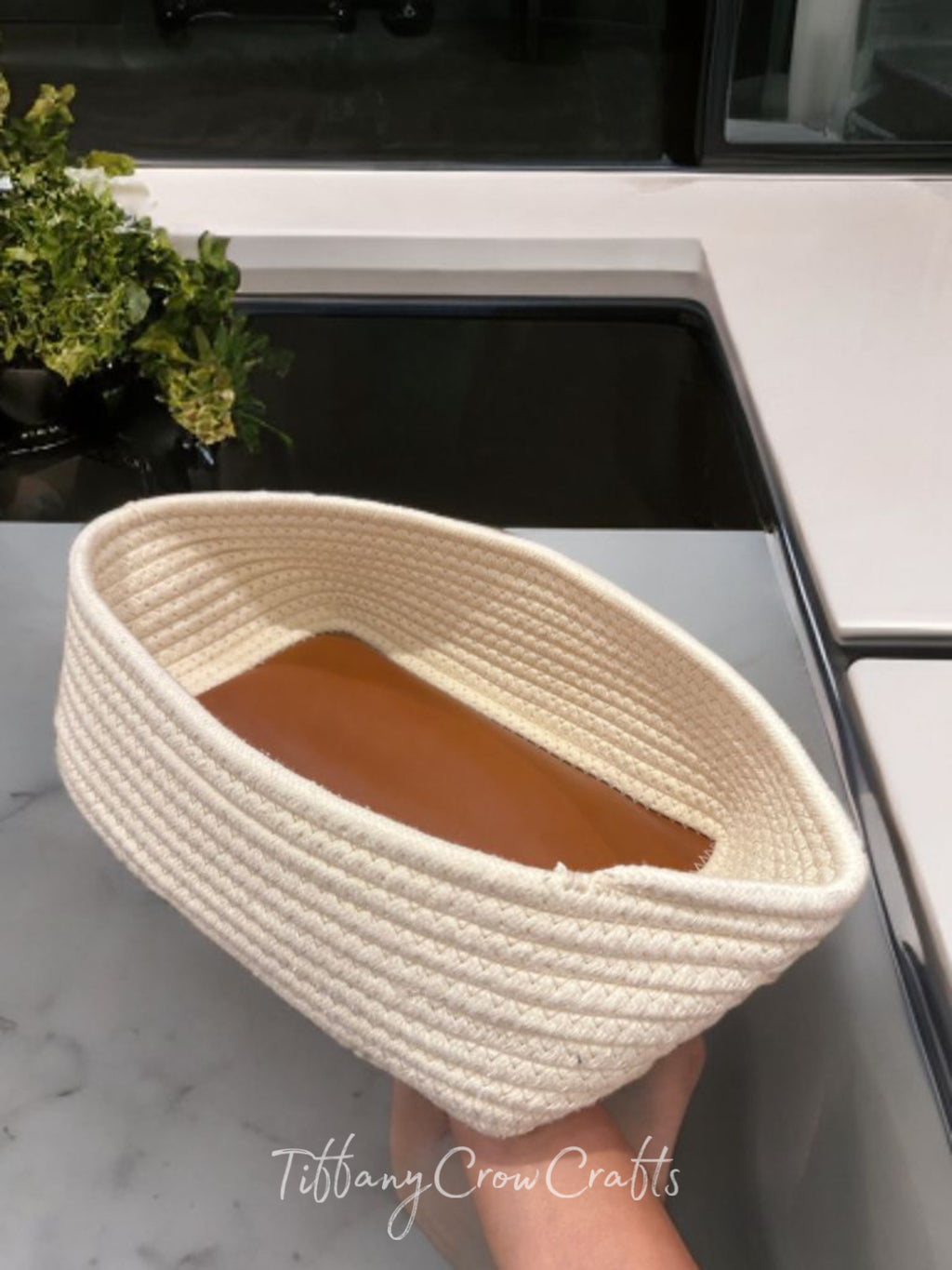 ECO WEAVE MINIMAL ROPE BASKET