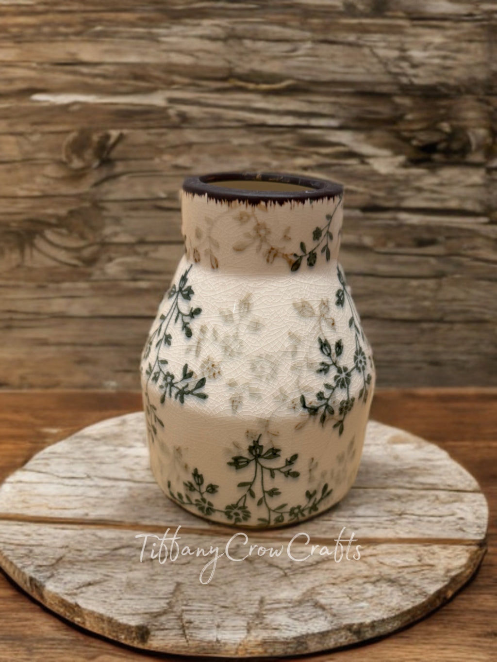 CLASSIC CHINOISERIE STYLE CRAKED VASE