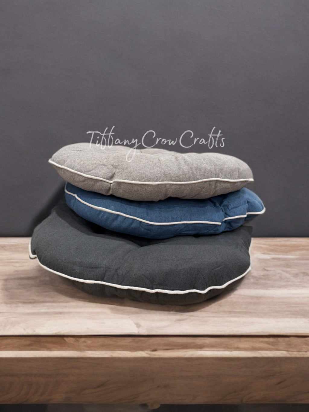 COZY MINIMALIST TUFTED FLOOR CUSHION - ROUND BOHO SEAT