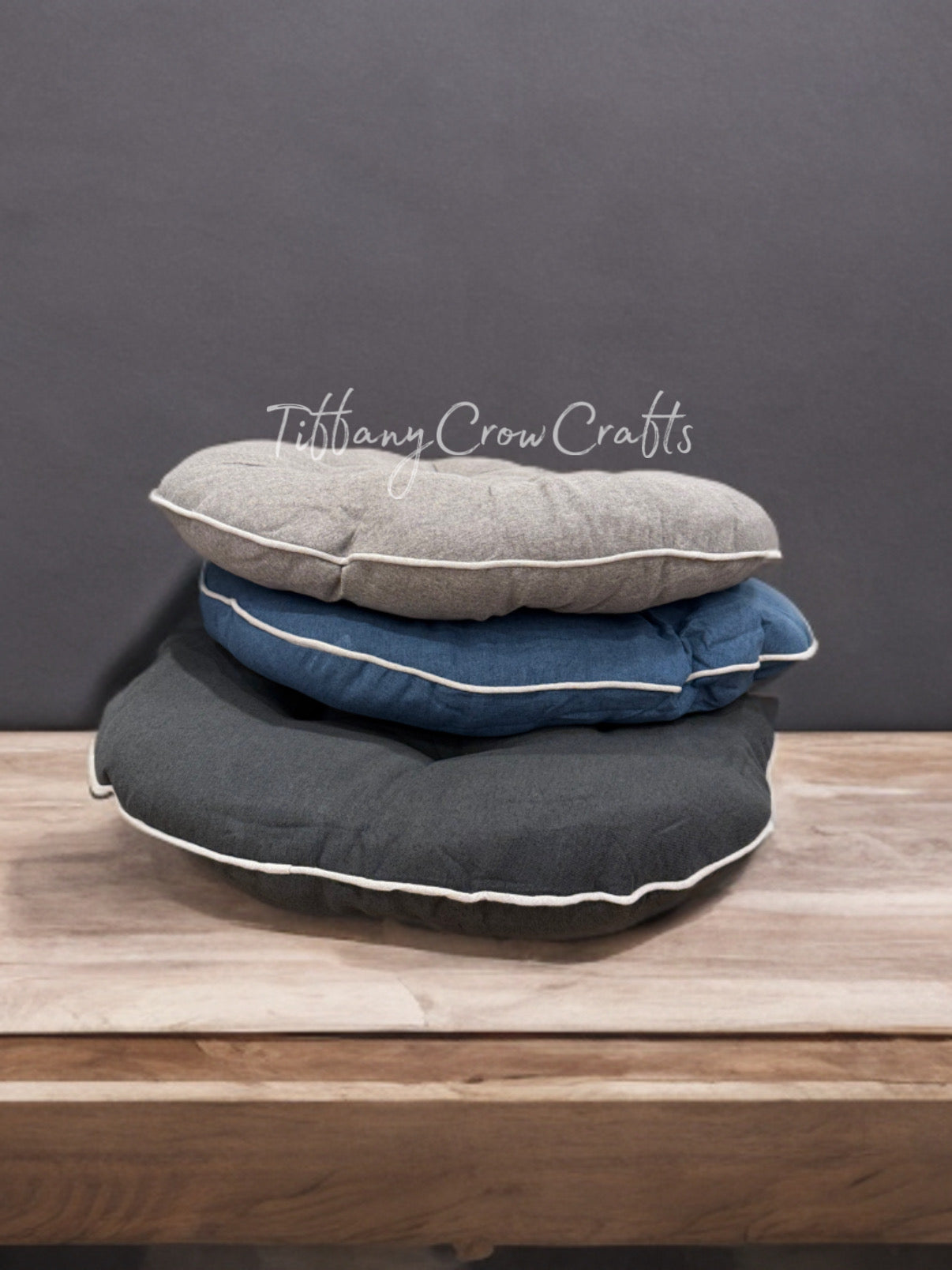 COZY MINIMALIST TUFTED FLOOR CUSHION - ROUND BOHO SEAT