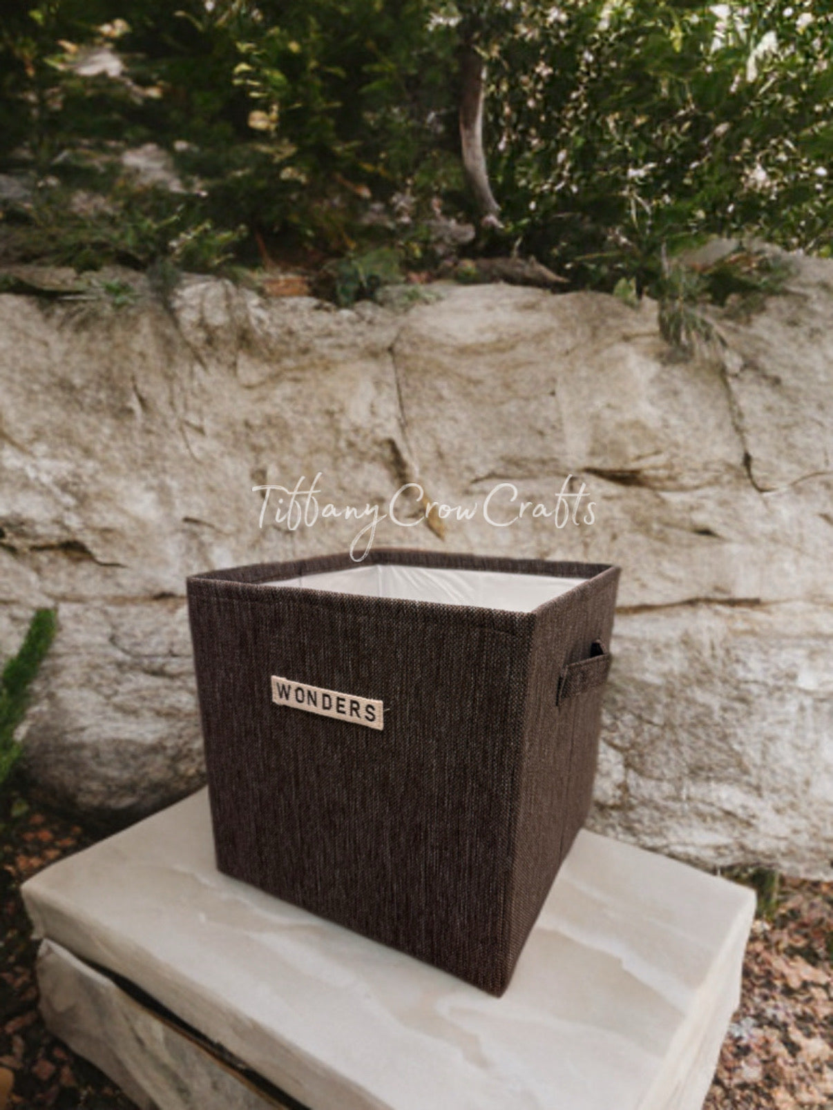 MEMORY CURATOR WOVEN STORAGE BOX