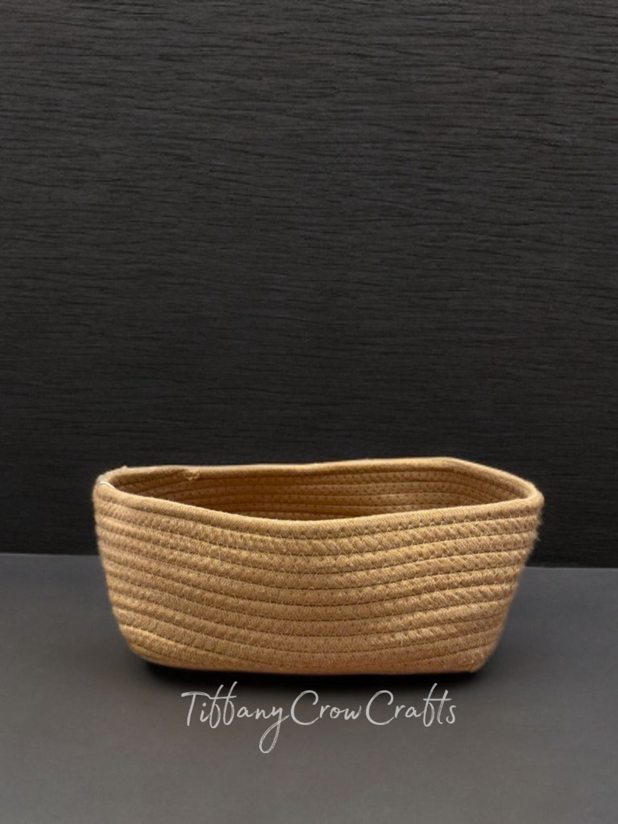 ECO WEAVE MINIMAL ROPE BASKET