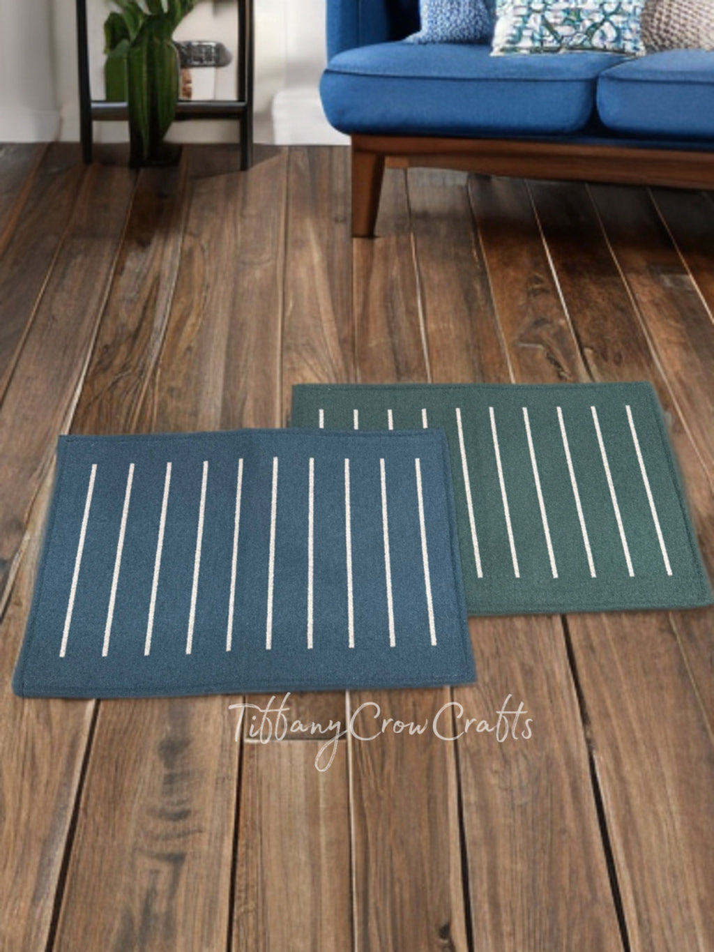 LINEAR STRIPE MODERN FLOOR MAT (80x50cm)