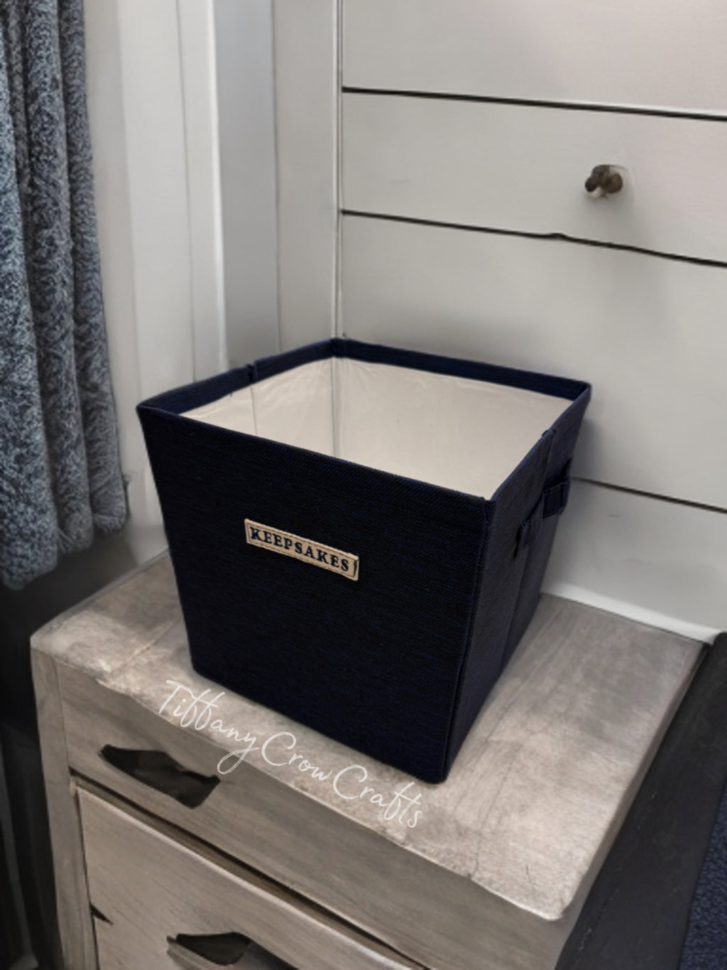 MEMORY CURATOR WOVEN STORAGE BOX