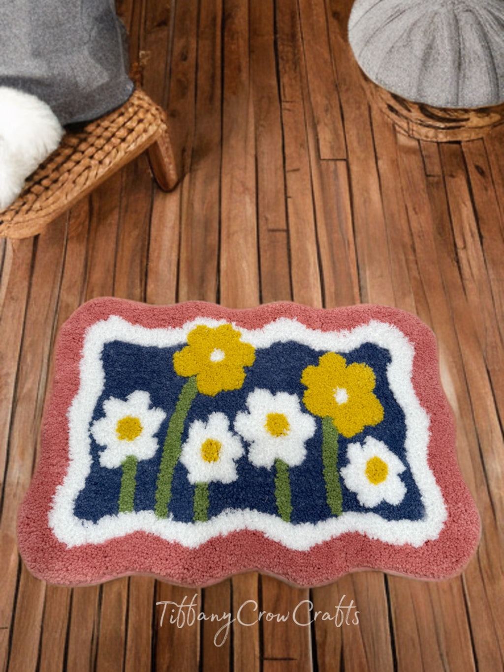 SECRET GARDEN TUFTED DOOR MAT (60x40cm)