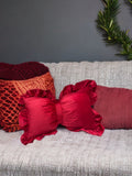 THE COQUETTE RUFFLED BOW PILLOW