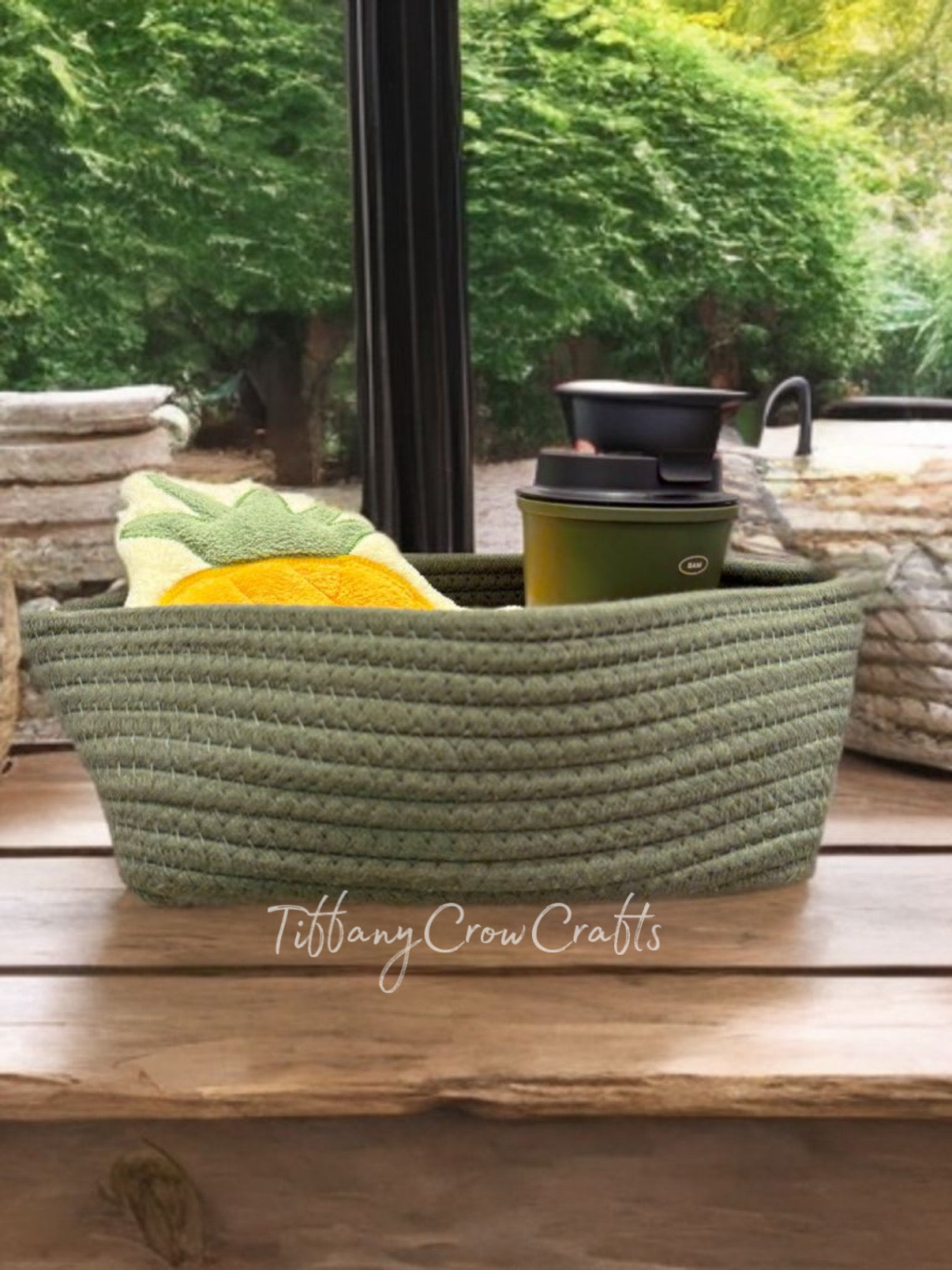 ECO WEAVE MINIMAL ROPE BASKET
