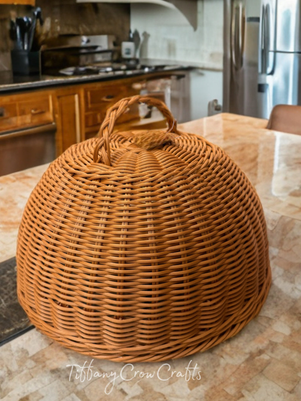 CLASSIC ECO-FRIENDLY HANDWOVEN DOME FOOD COVER
