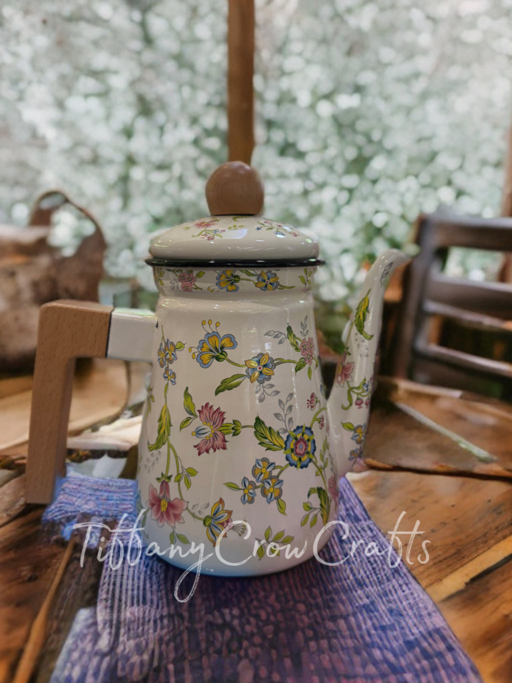COTTAGE ENAMEL POUR POT