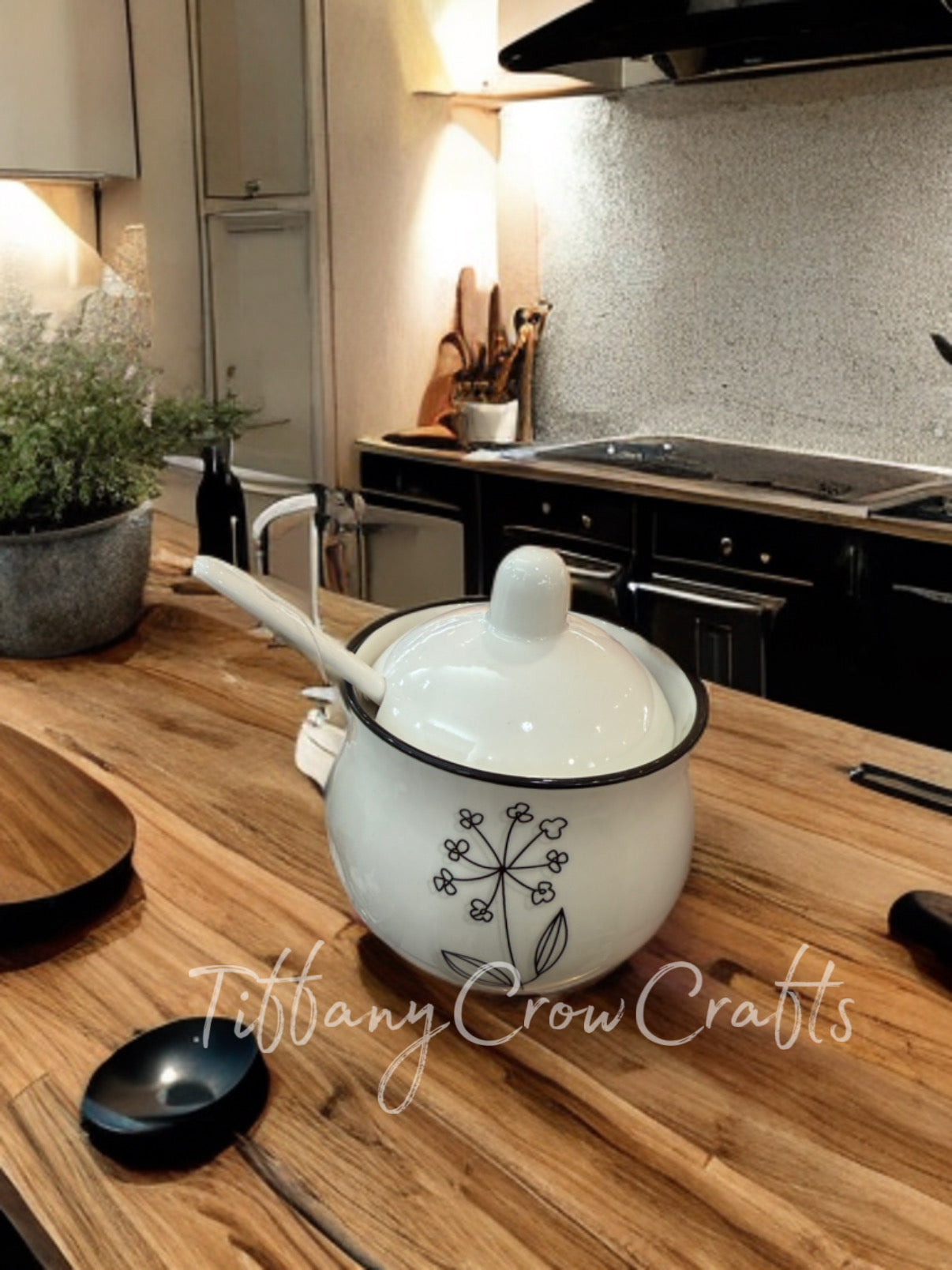 ELEGANT FLORAL SPICE | CONDIMENTS SERVER SET