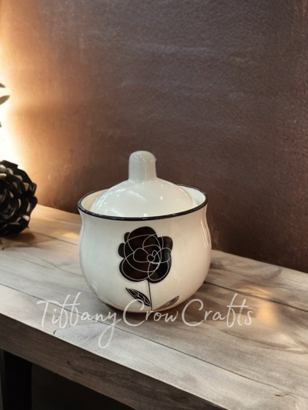 ELEGANT FLORAL SPICE | CONDIMENTS SERVER SET