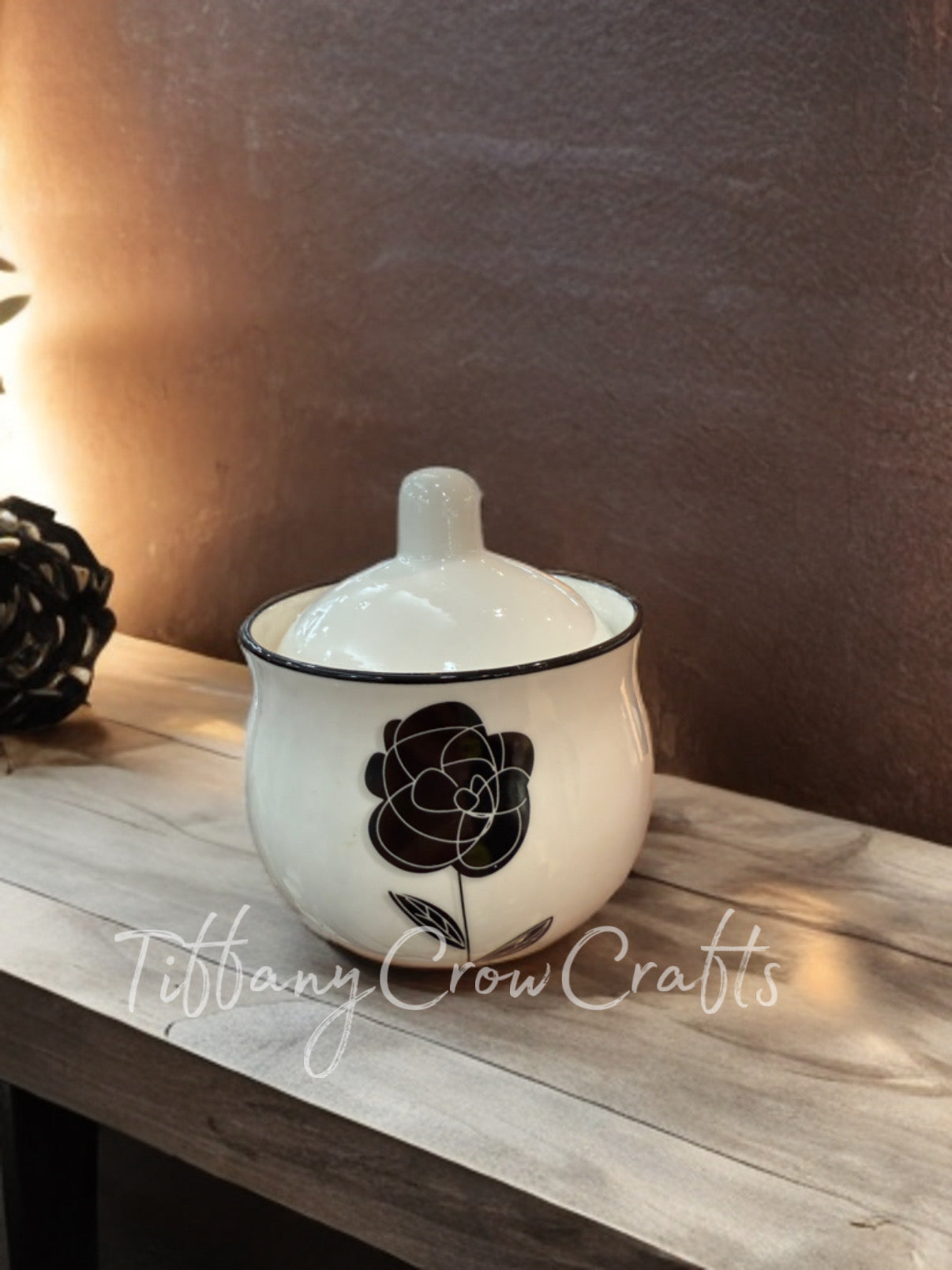 ELEGANT FLORAL SPICE | CONDIMENTS SERVER SET