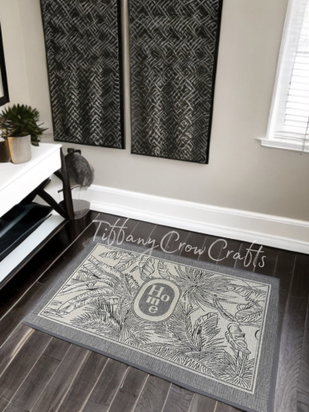 TROPICAL WELCOME DURABLE MAT | STYLISH HOME ENTRYWAY & KITCHEN ACCENT(50x80cm)