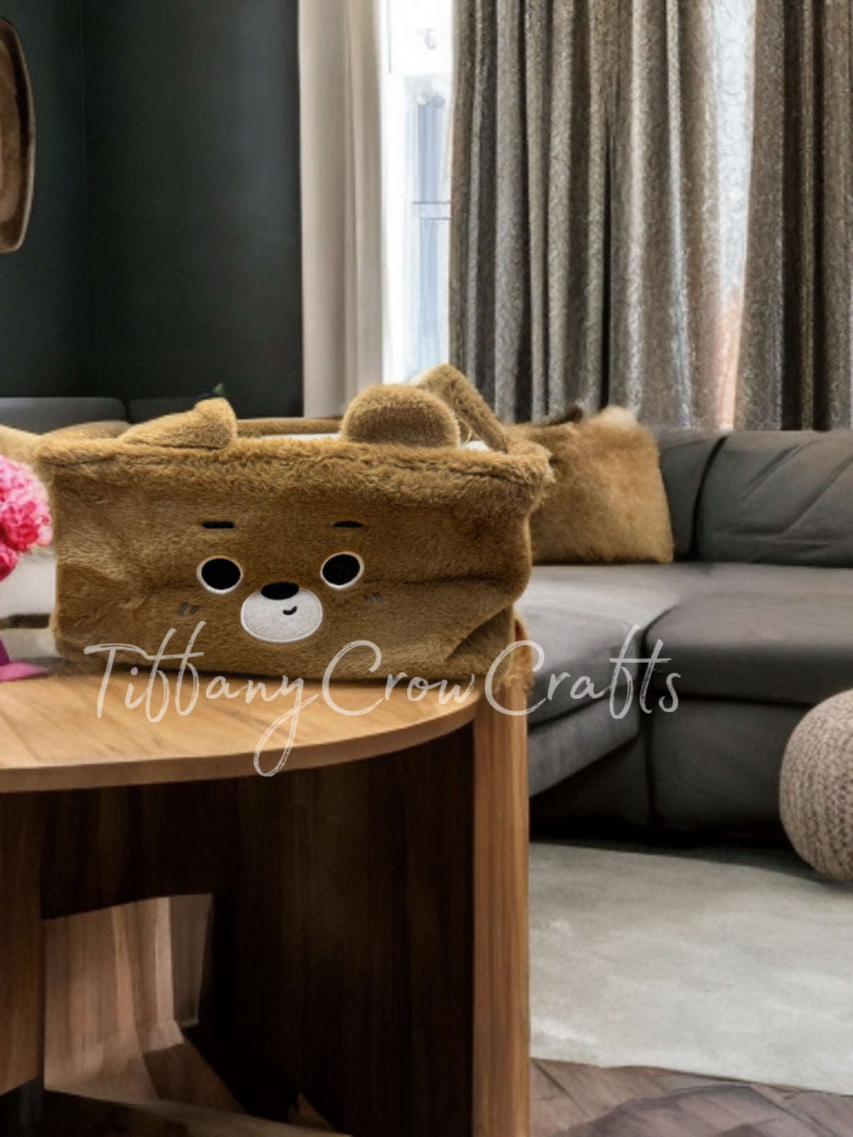 ADORABLE FURRY FRIENDS SOFT PLUSH ANIMAL STORAGE