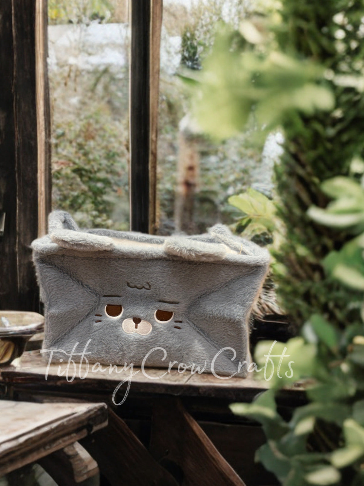 ADORABLE FURRY FRIENDS SOFT PLUSH ANIMAL STORAGE