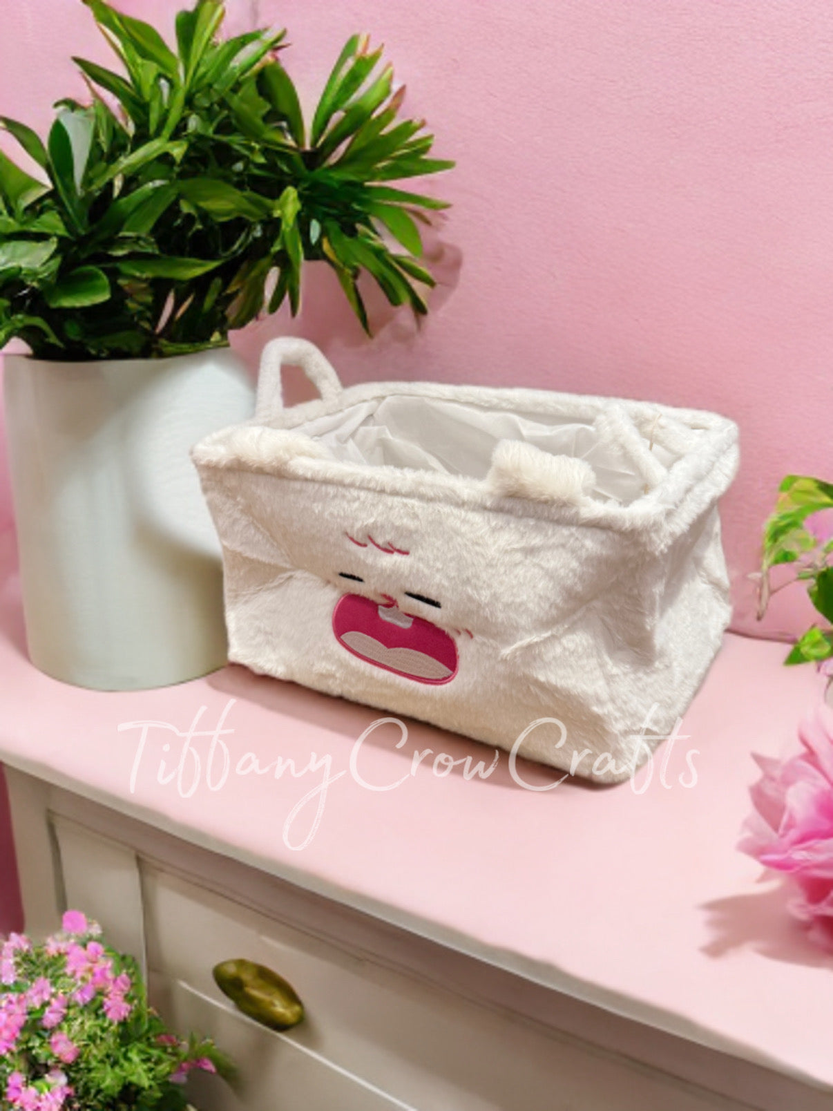 ADORABLE FURRY FRIENDS SOFT PLUSH ANIMAL STORAGE