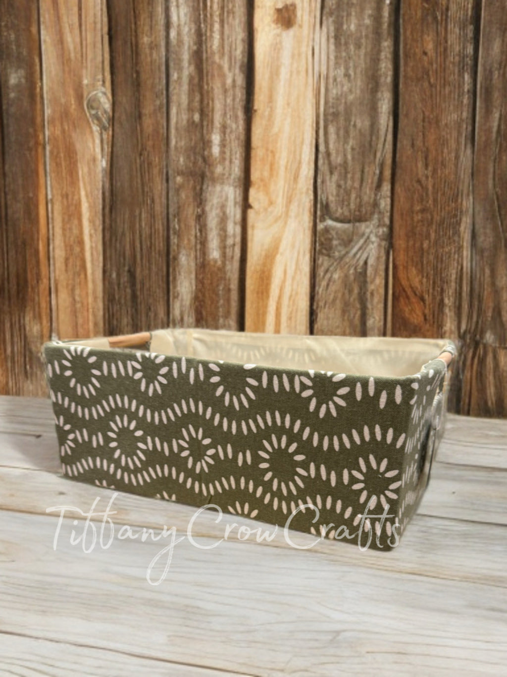 HANDMADE FABRIC STORAGE BOX