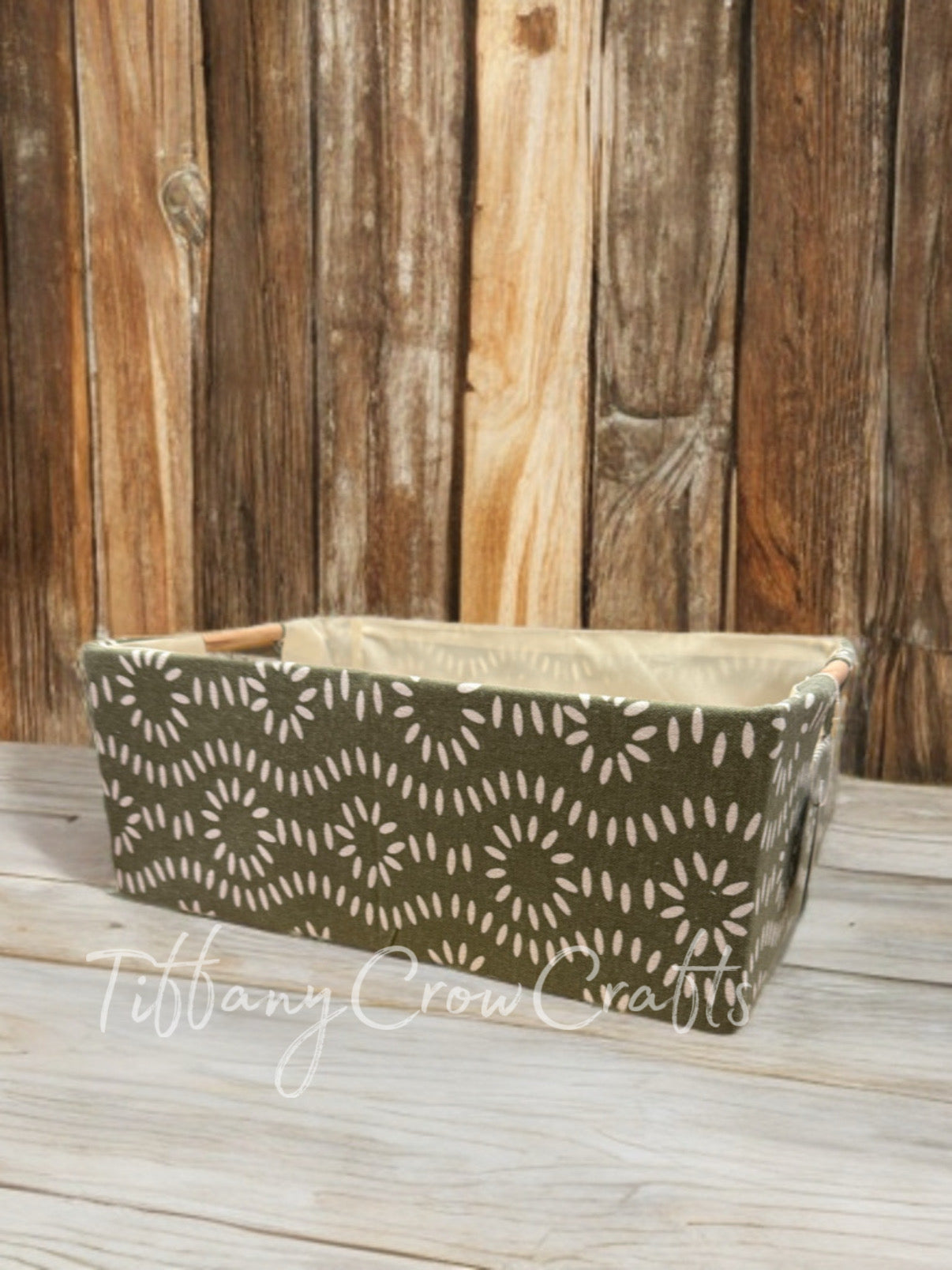 HANDMADE FABRIC STORAGE BOX