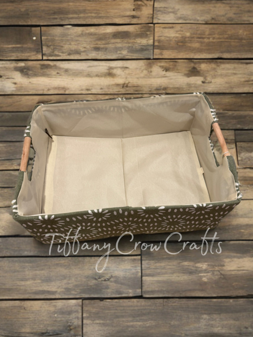 HANDMADE FABRIC STORAGE BOX