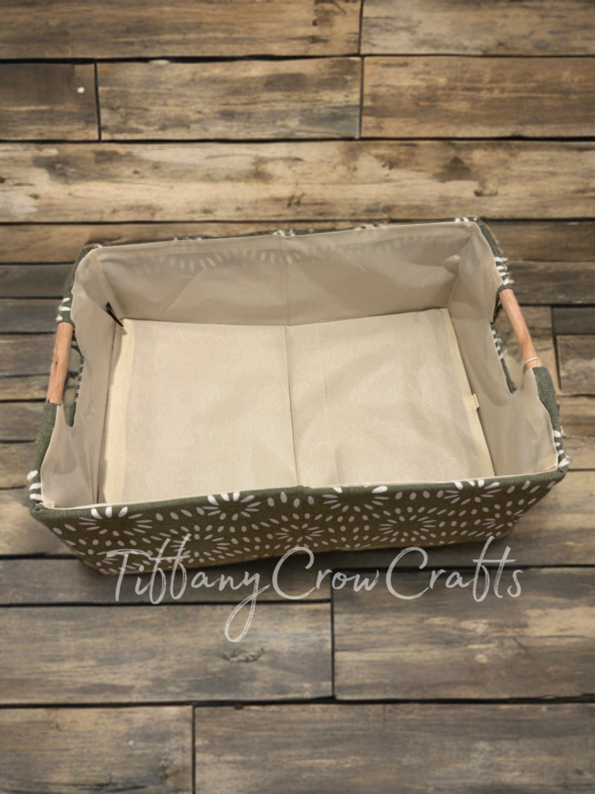 HANDMADE FABRIC STORAGE BOX