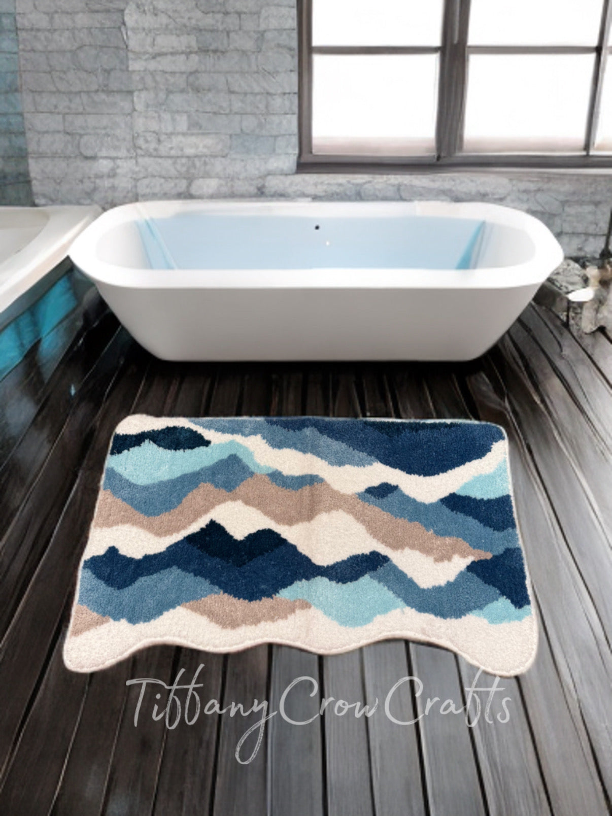 MOUNTAIN LANDSCAPE / SEA WAVE MAT