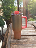 GLITTER OMBRÉ INSULATED TUMBLERS WITH HANDLES