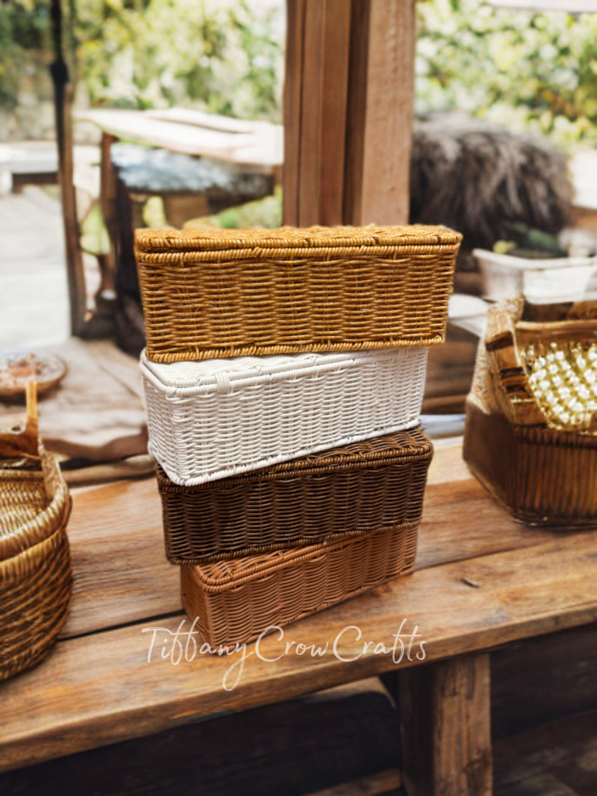 WOVEN RECTANGULAR STORAGE