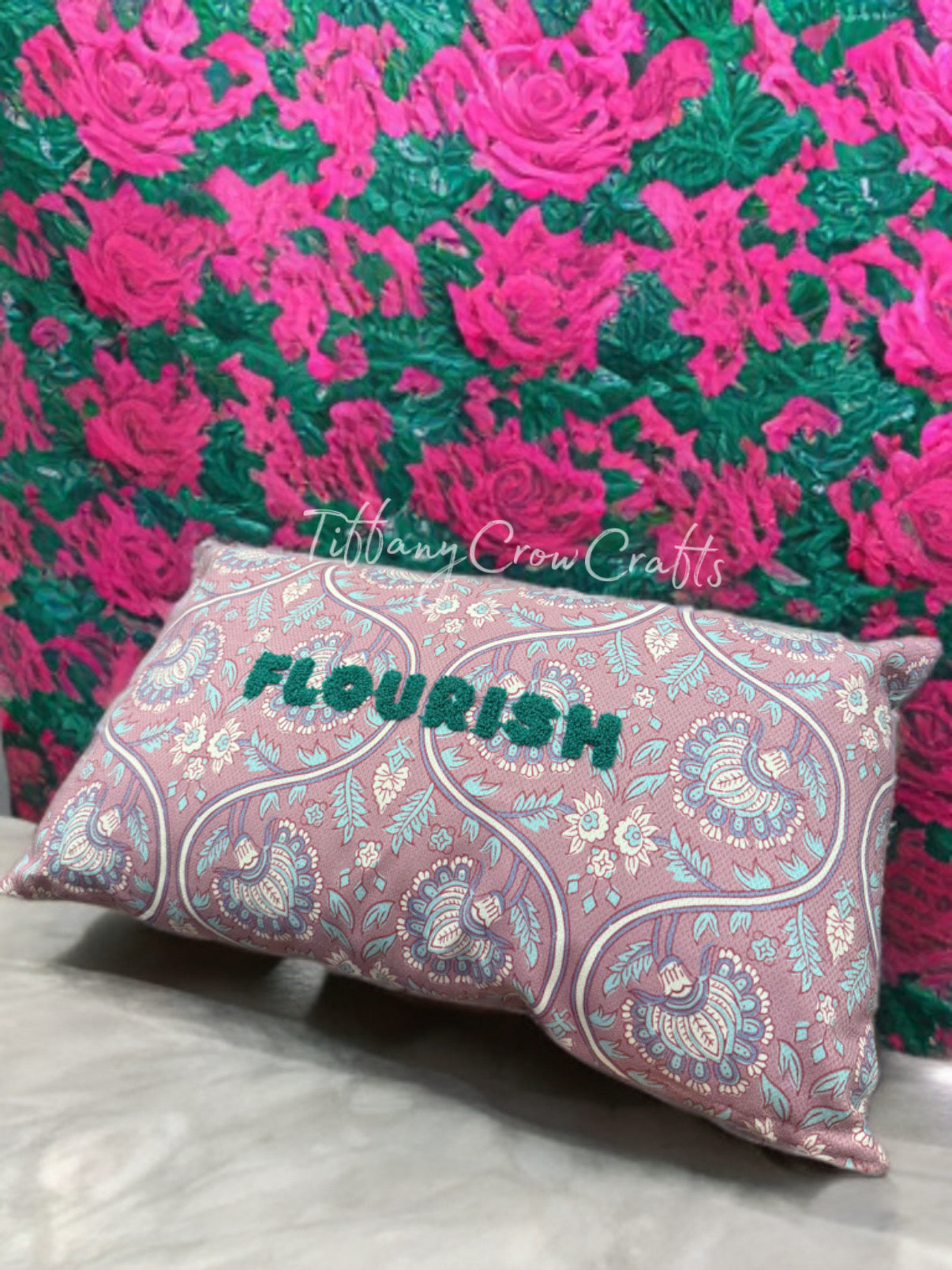 ETHEREAL GARDEN WHISPER THROW PILLOWS - PASTEL FLORAL