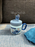 DISNEY STITCH / ANGEL COLLECTION CERAMIC MUG WITH CHARACTER LIDS