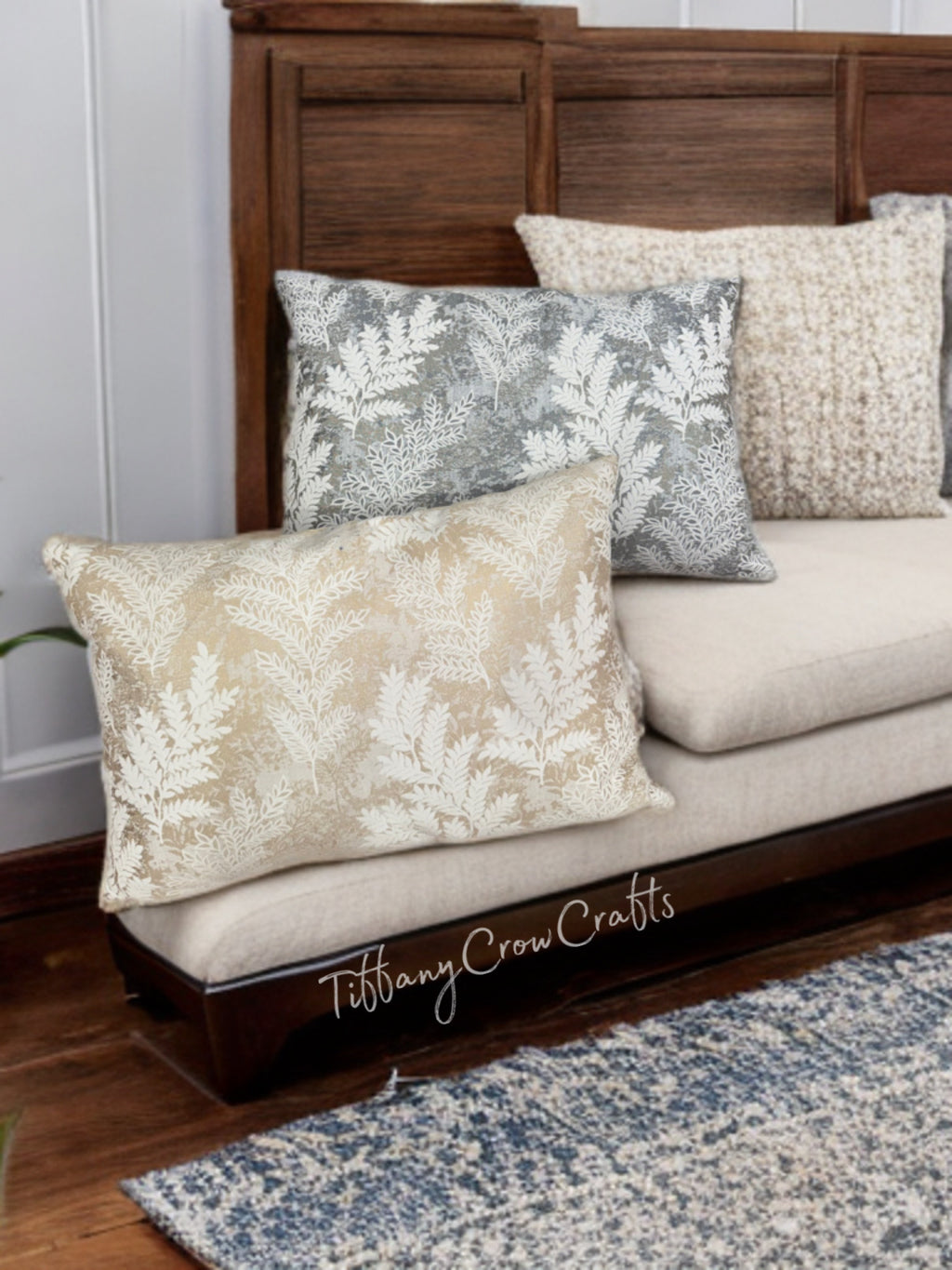 WILD FERN JACQUARD THROW PILLOW