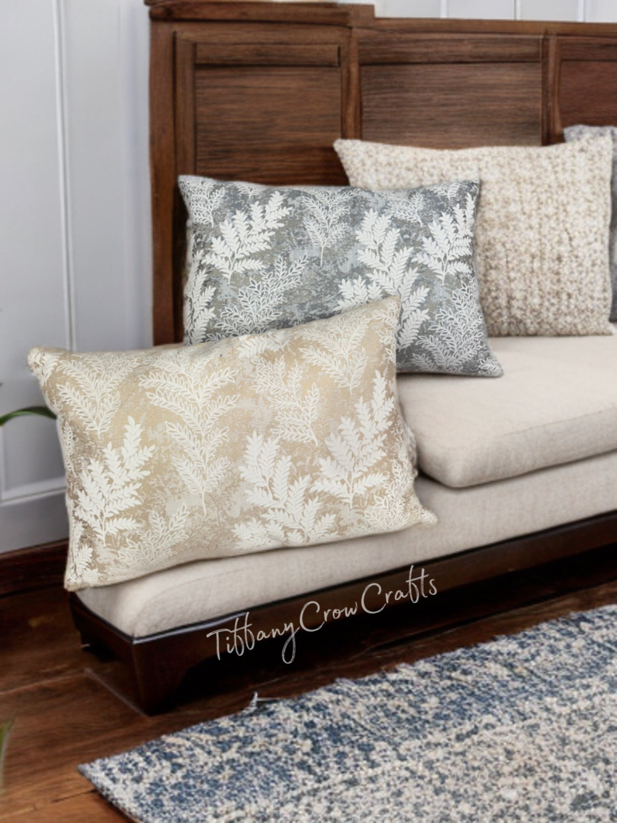 WILD FERN JACQUARD THROW PILLOW