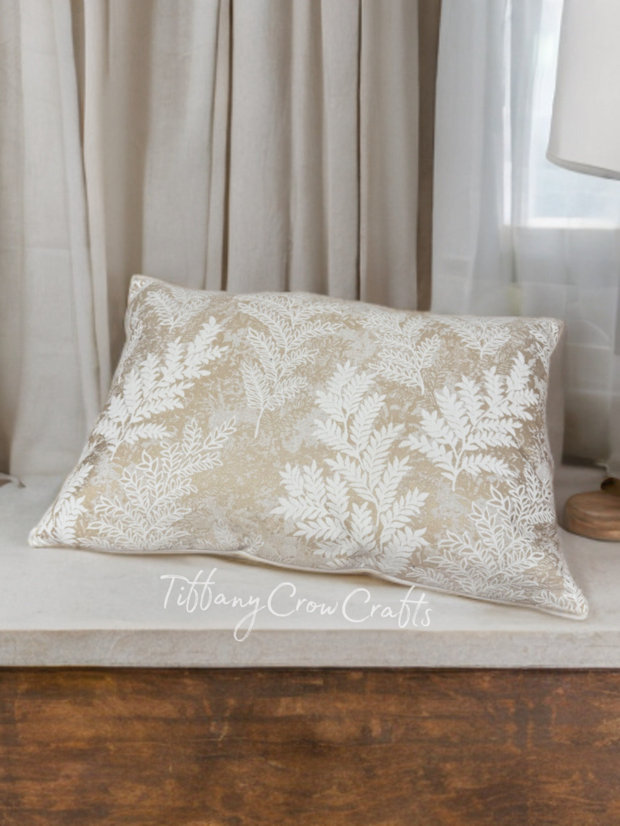 WILD FERN JACQUARD THROW PILLOW