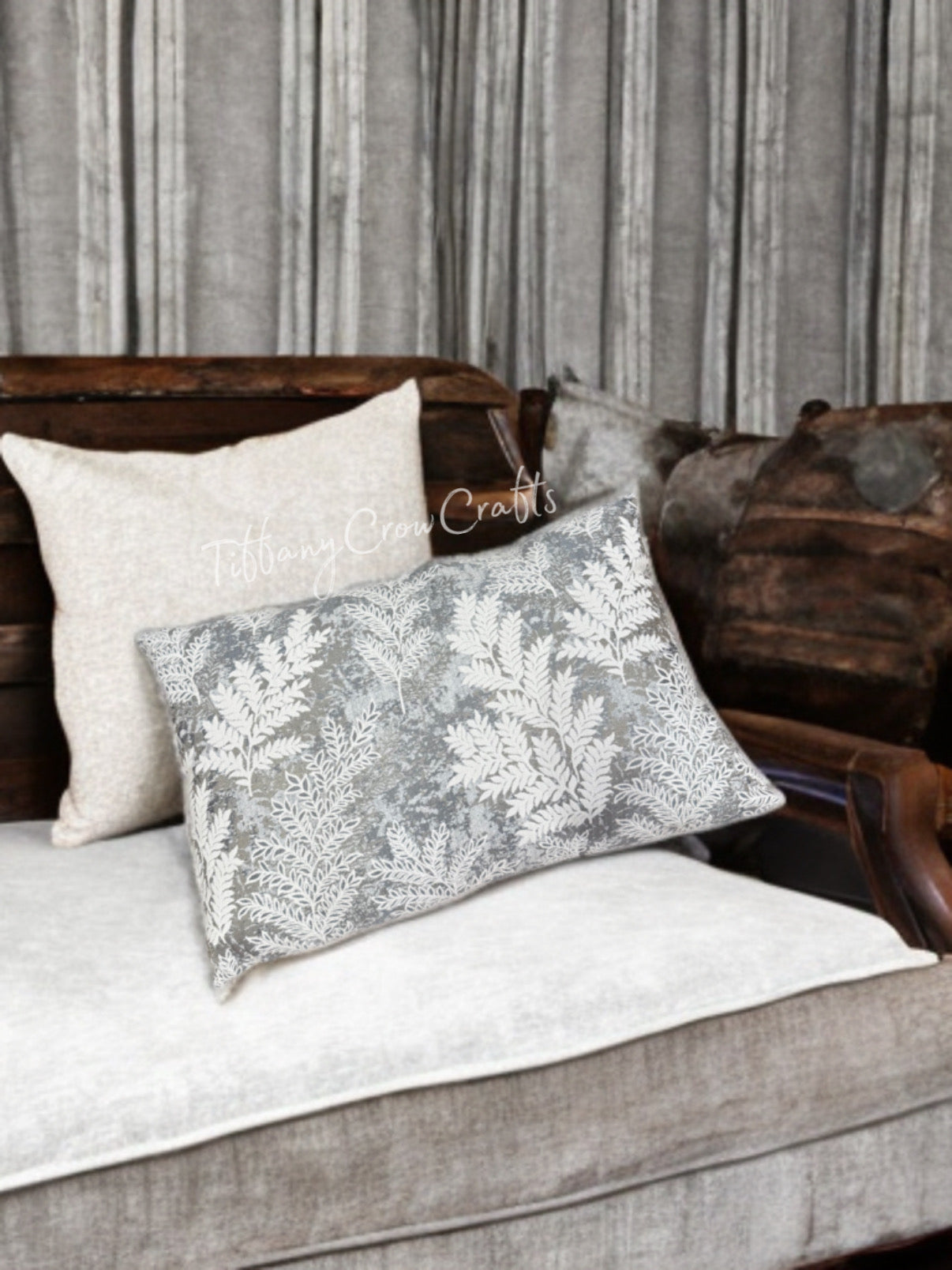 WILD FERN JACQUARD THROW PILLOW