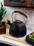 NORDIC BLACK MATTE STOVETOP KETTLE