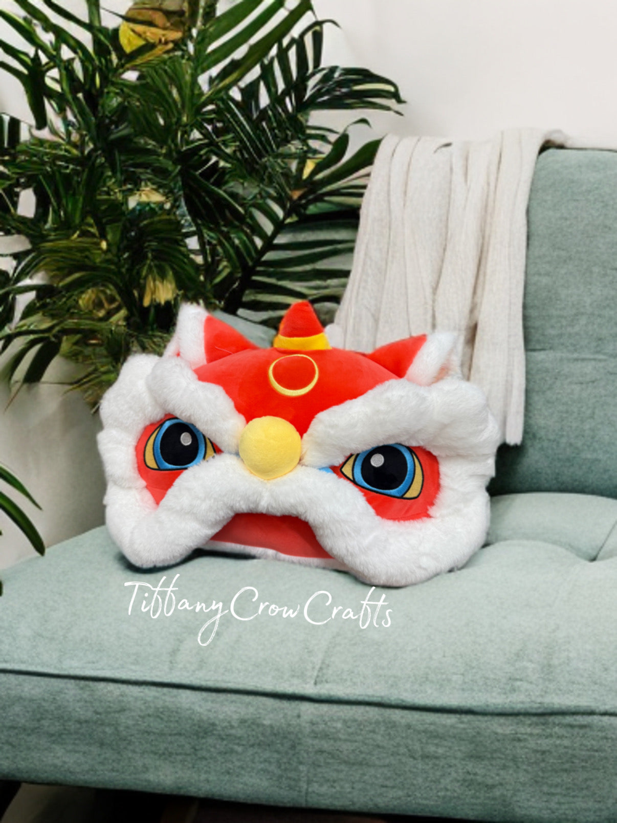 LUNAR NEW YEAR GUARDIAN LION PILLOW
