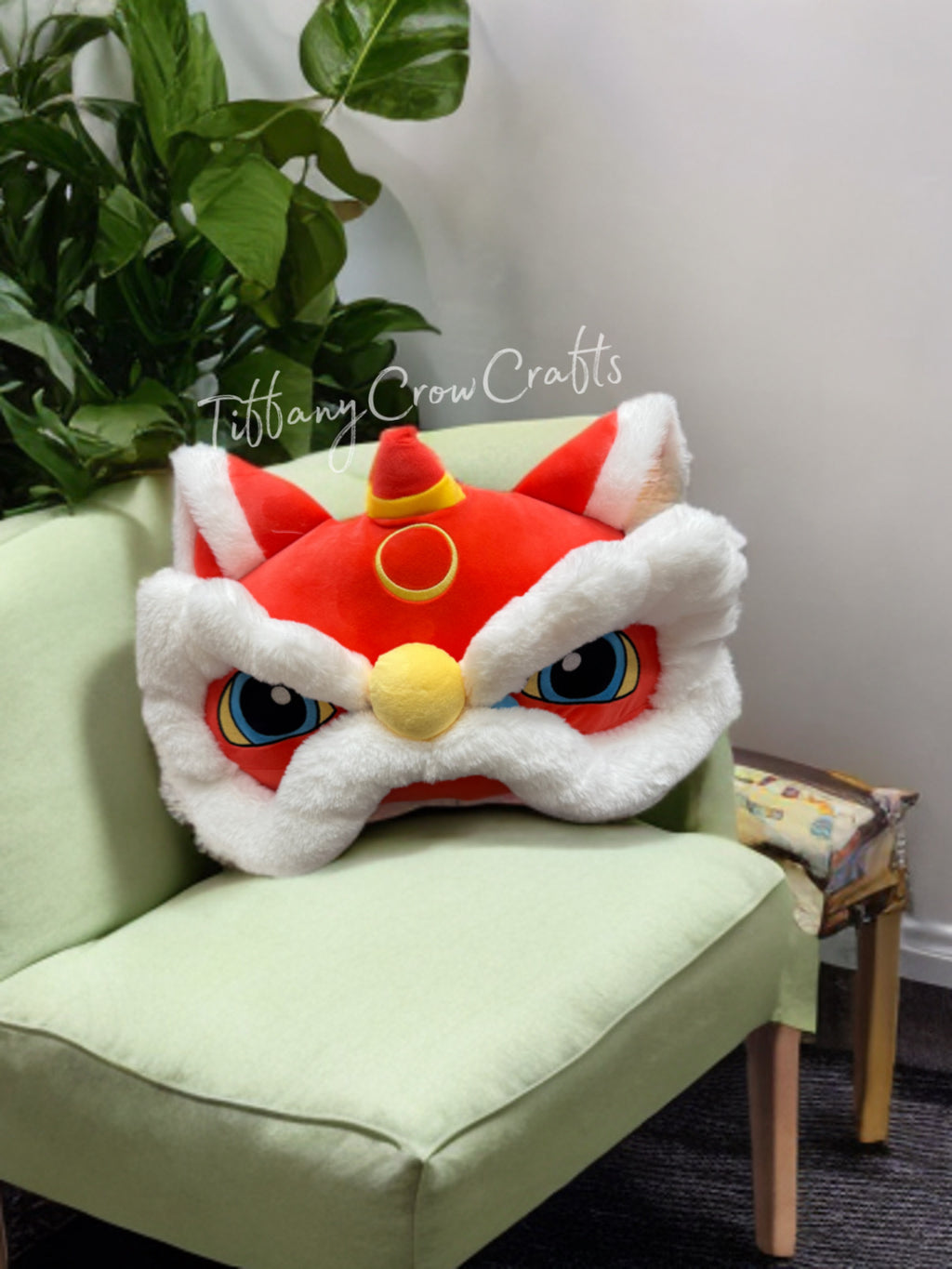 LUNAR NEW YEAR GUARDIAN LION PILLOW
