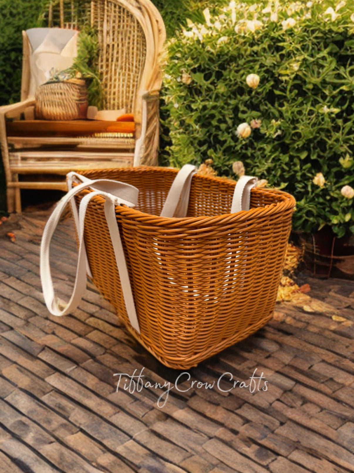 ARTISAN HONEY RATTAN TOTE