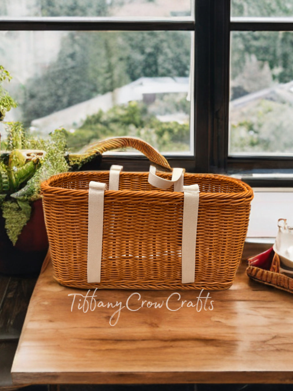ARTISAN HONEY RATTAN TOTE