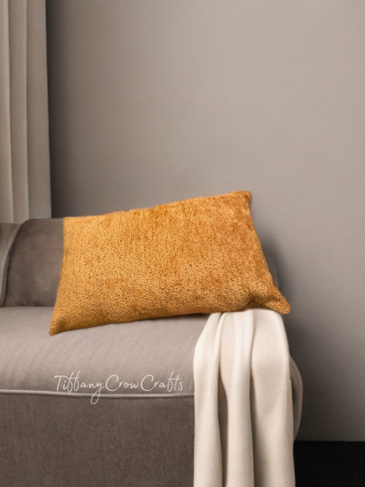 LUXE CHENILLE LUMBAR PILLOW