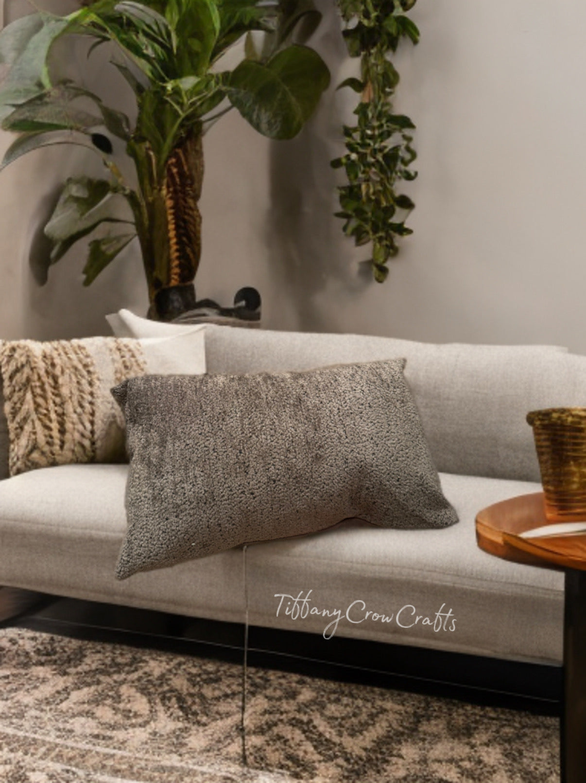 LUXE CHENILLE LUMBAR PILLOW